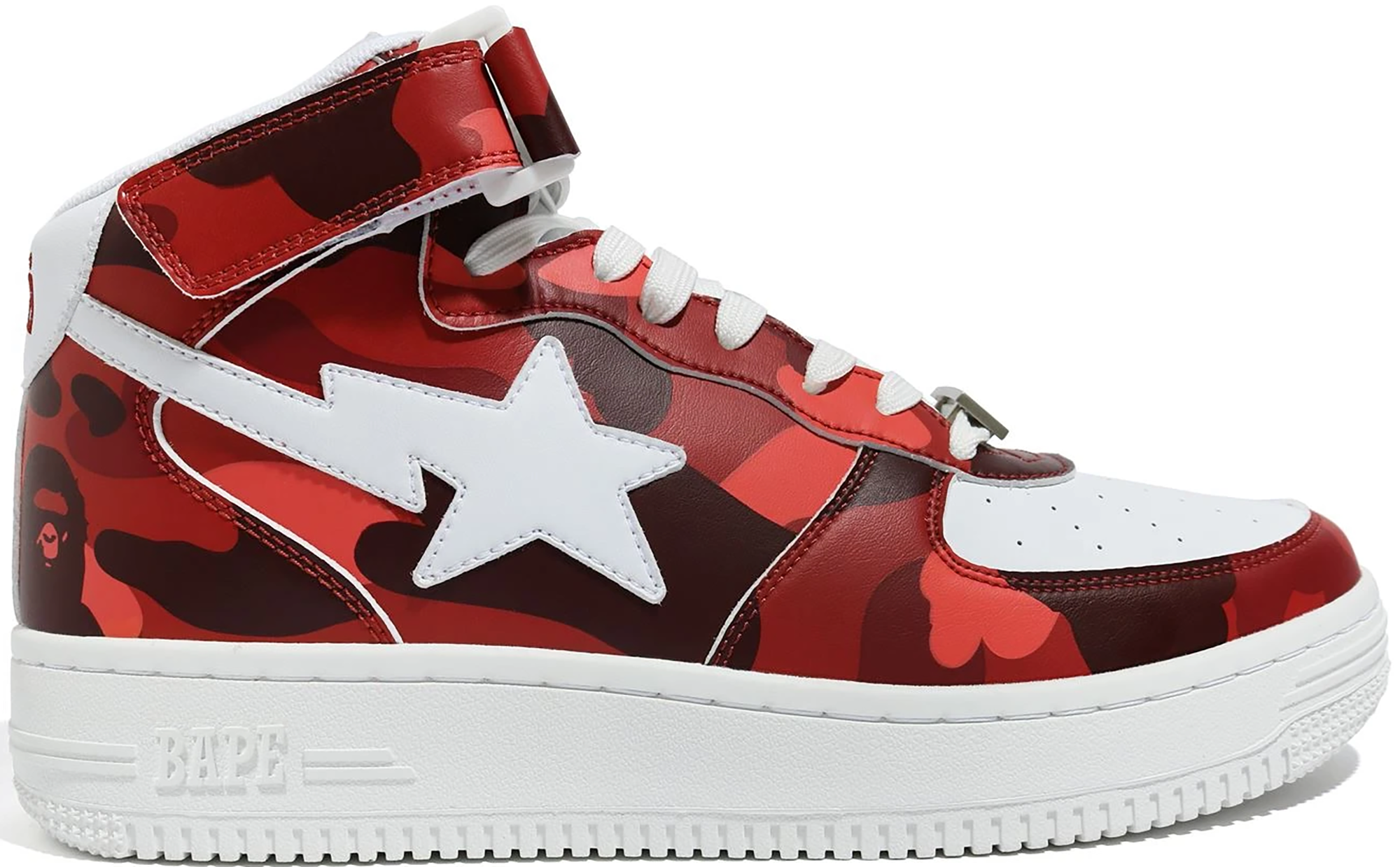 red camo bapesta