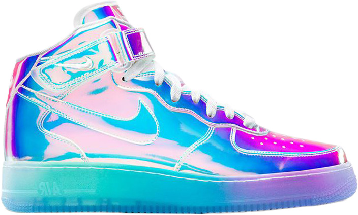 iridescent air force ones