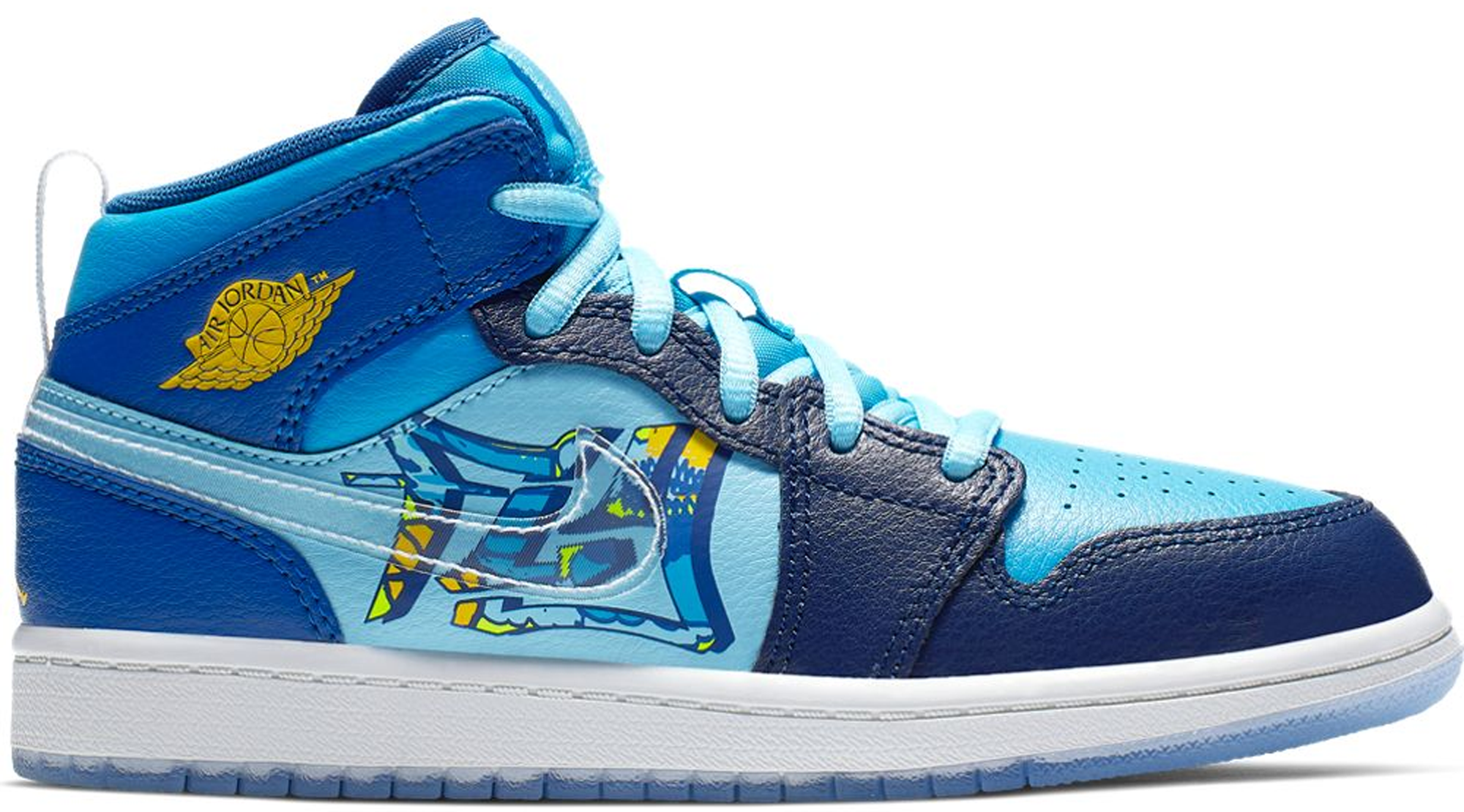 jordan 1 mid fly blue