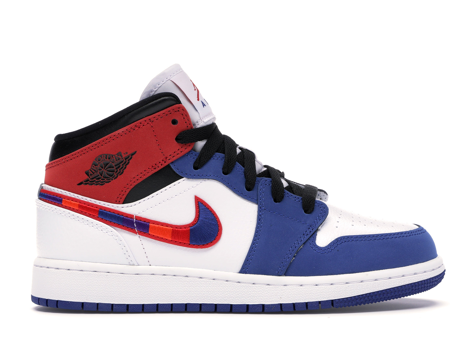 red and blue air jordans