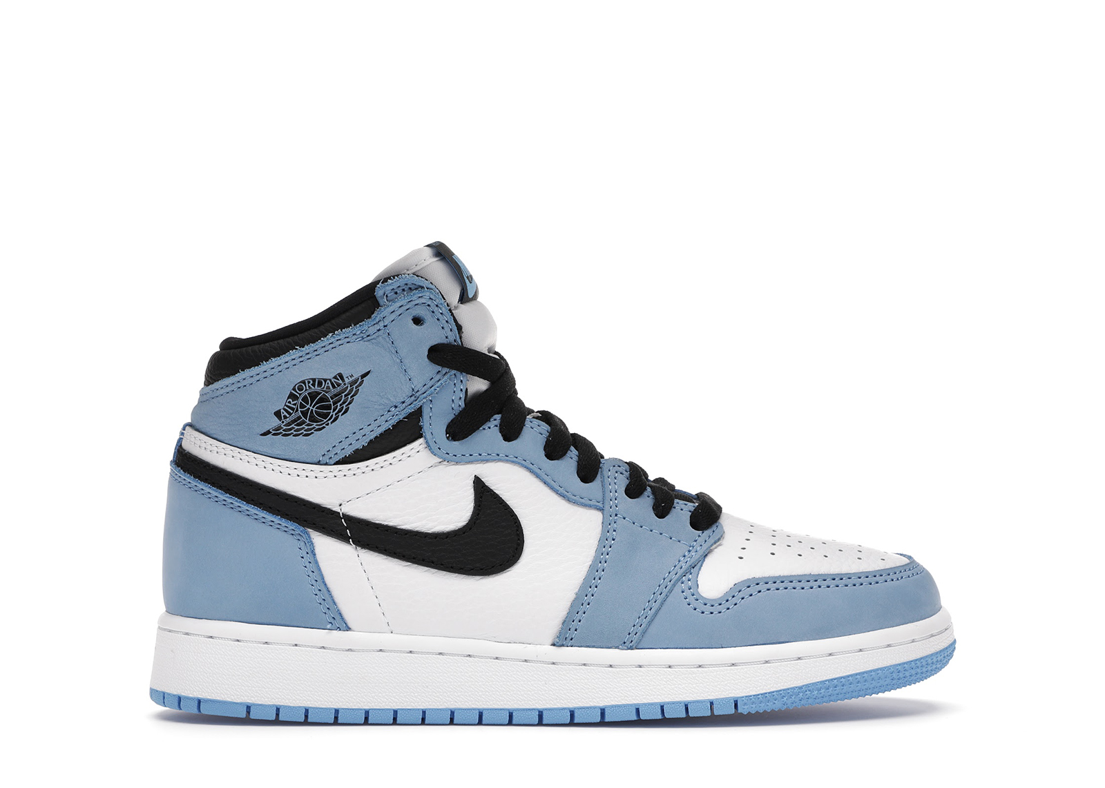 Pre-owned Jordan 1 Retro High Og University Blue (gs) In White ...