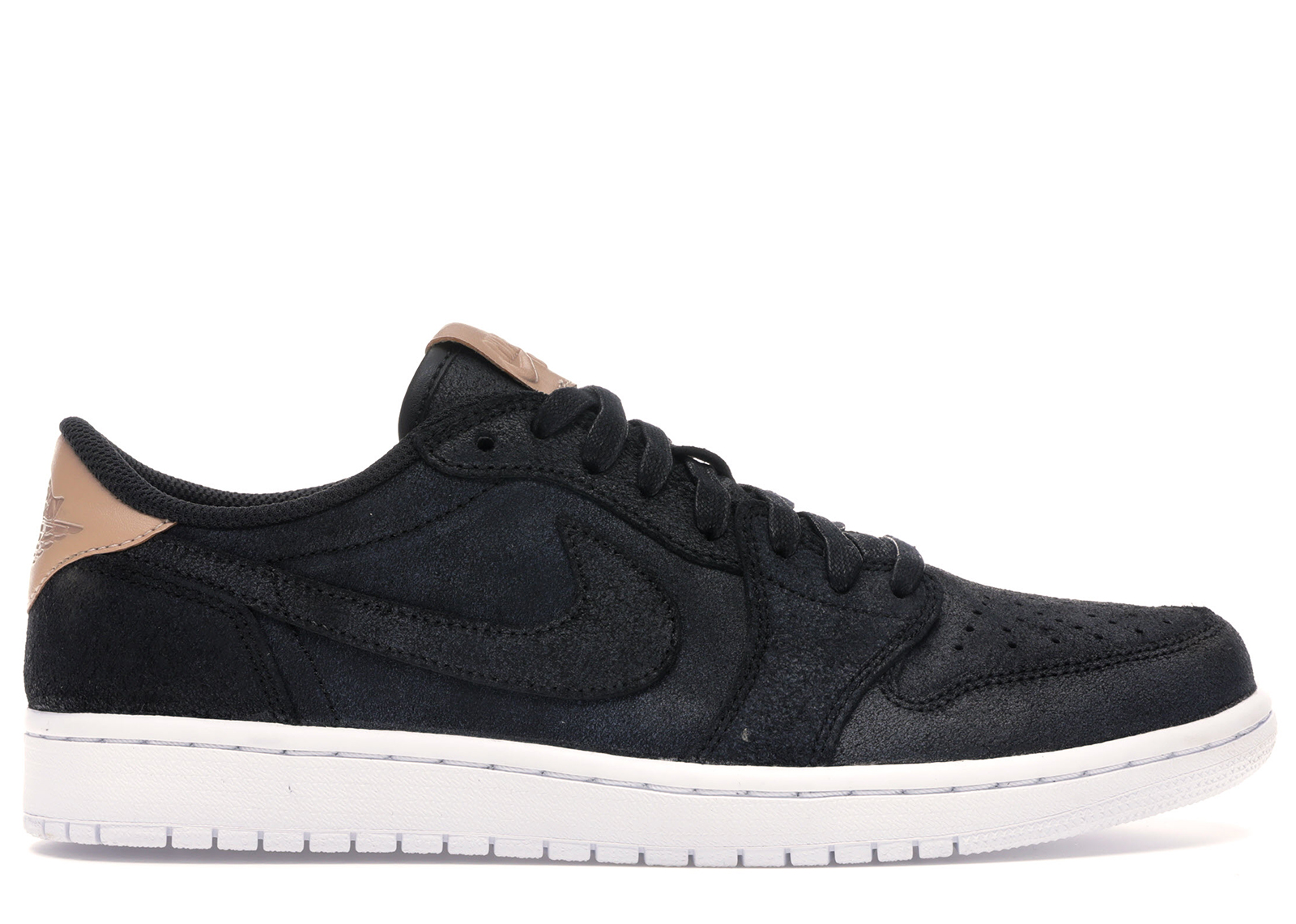 jordan 1 retro low og black vachetta