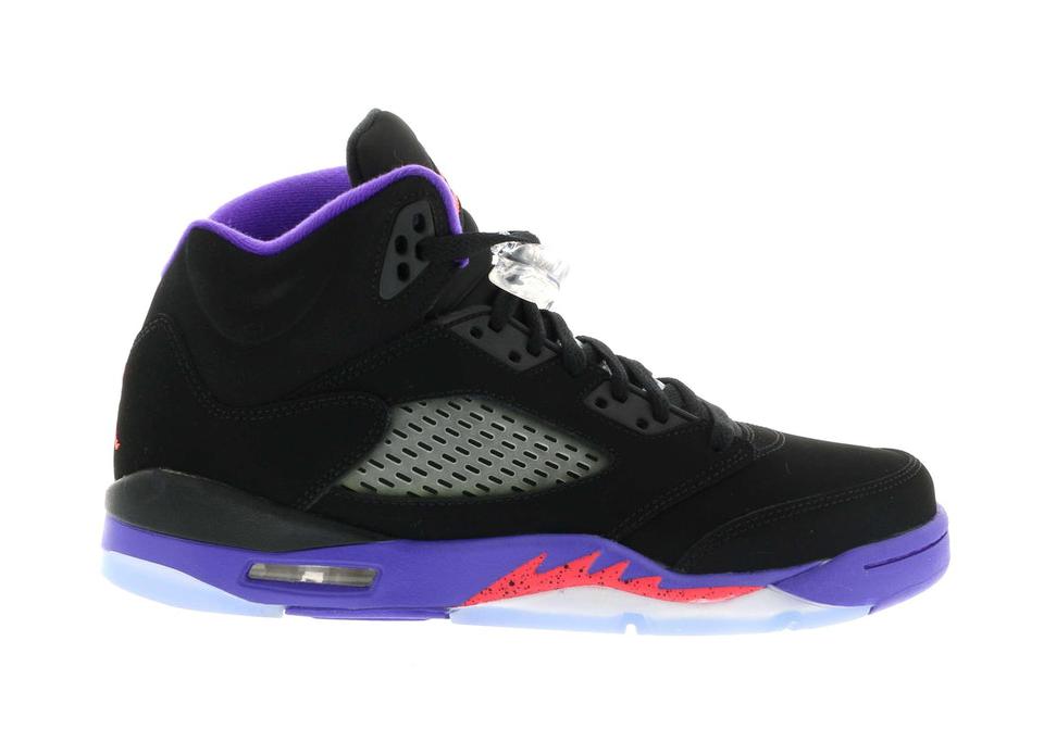 jordan 5s black and purple