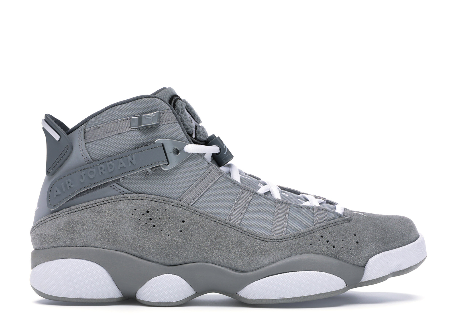 jordan 6 rings grey and blue