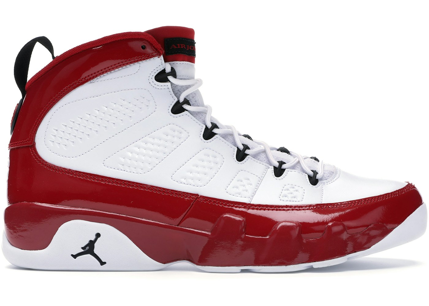 Red and white retro 9 jordans Clearance