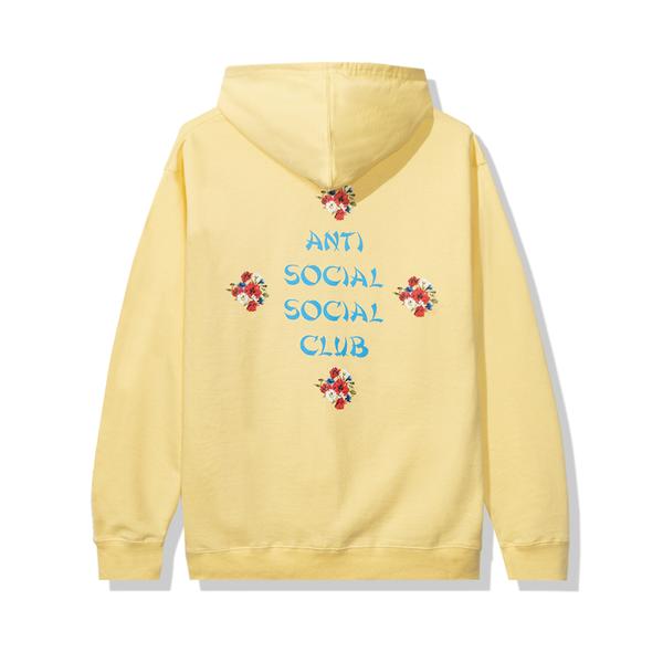 Pre-owned Anti Social Social Club  2 Much Of Heaven Hoodie Yellow