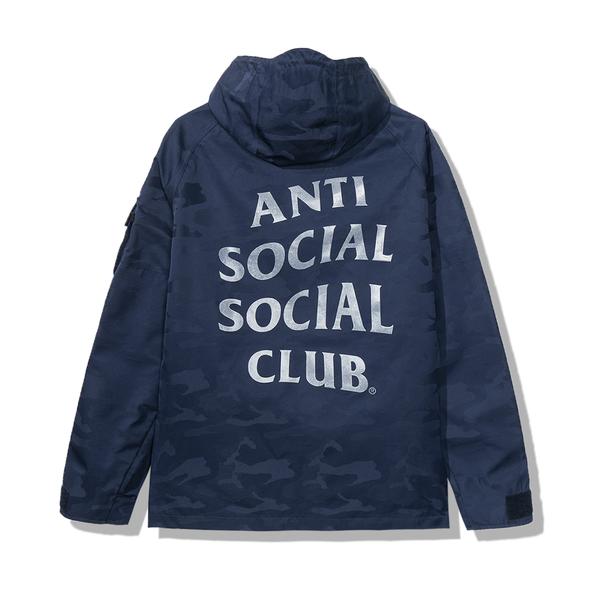 Pre-owned Anti Social Social Club  5th Dimension Alpha Jacket Blue Camo