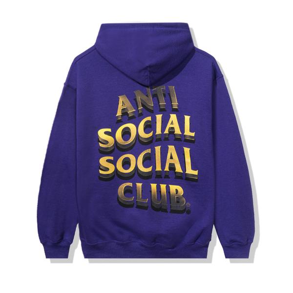 Pre-owned Anti Social Social Club  747k Hoodie Purple