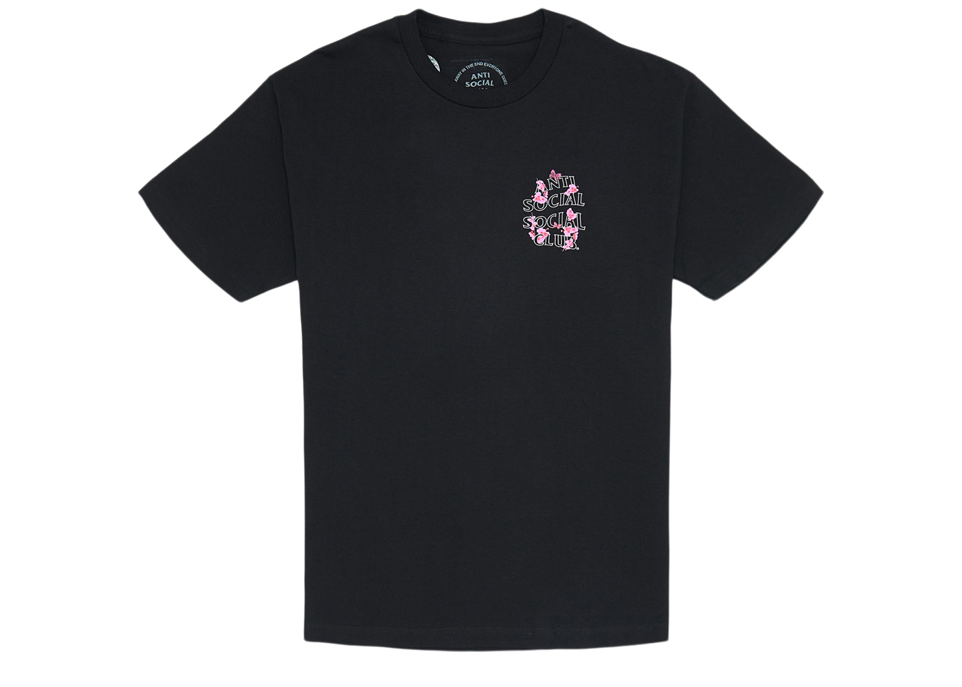 Pre-owned Anti Social Social Club  Sugar Hill T-shirt Black