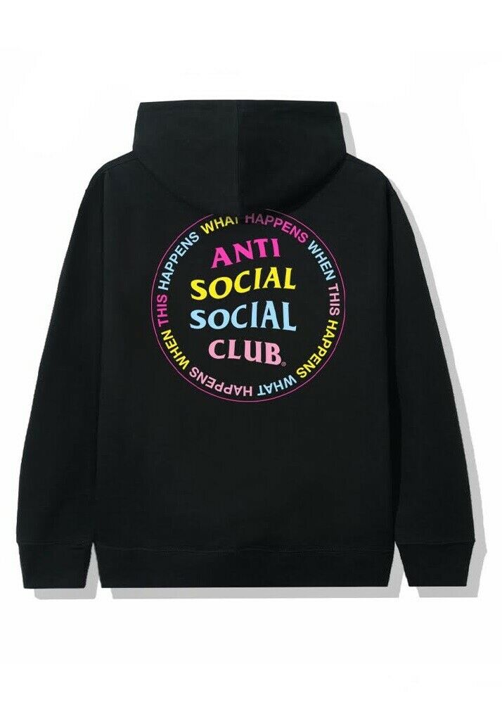 Pre-owned Anti Social Social Club  What Happened Hoodie Black
