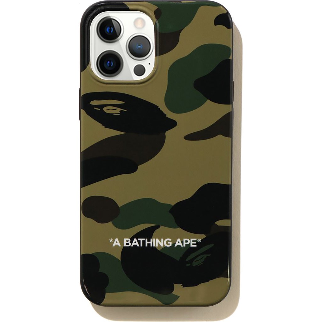 Pre-owned Bape  1st Camo Iphone 12 Pro Max Case Green