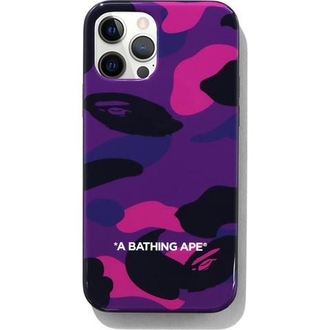 Pre Owned Bape Color Camo Iphone 12 12 Pro Case Purple Modesens