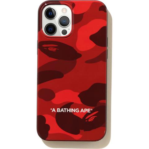 Pre-owned Bape  Color Camo Iphone 12 Pro Max Case Red