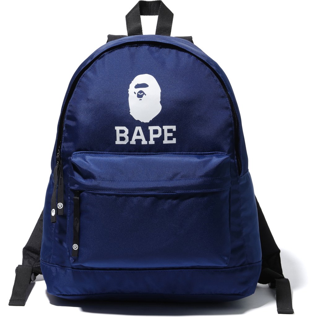 Pre-owned Bape  Happy New Year Kids Backpack Navy