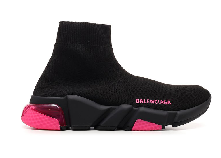 black and pink balenciaga