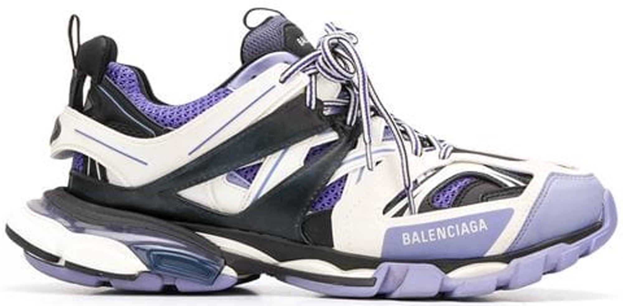 purple balenciaga track sneakers