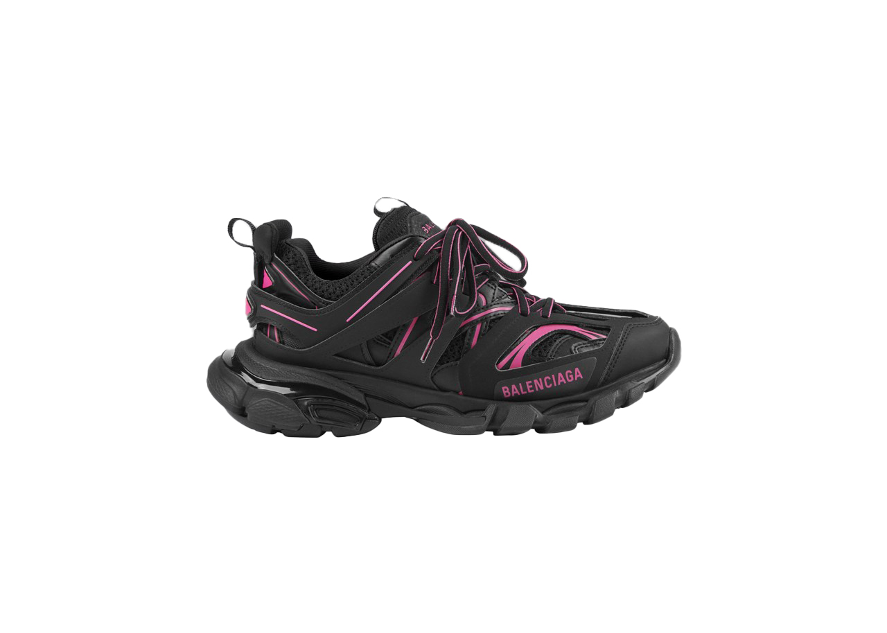 balenciaga tracks black and pink