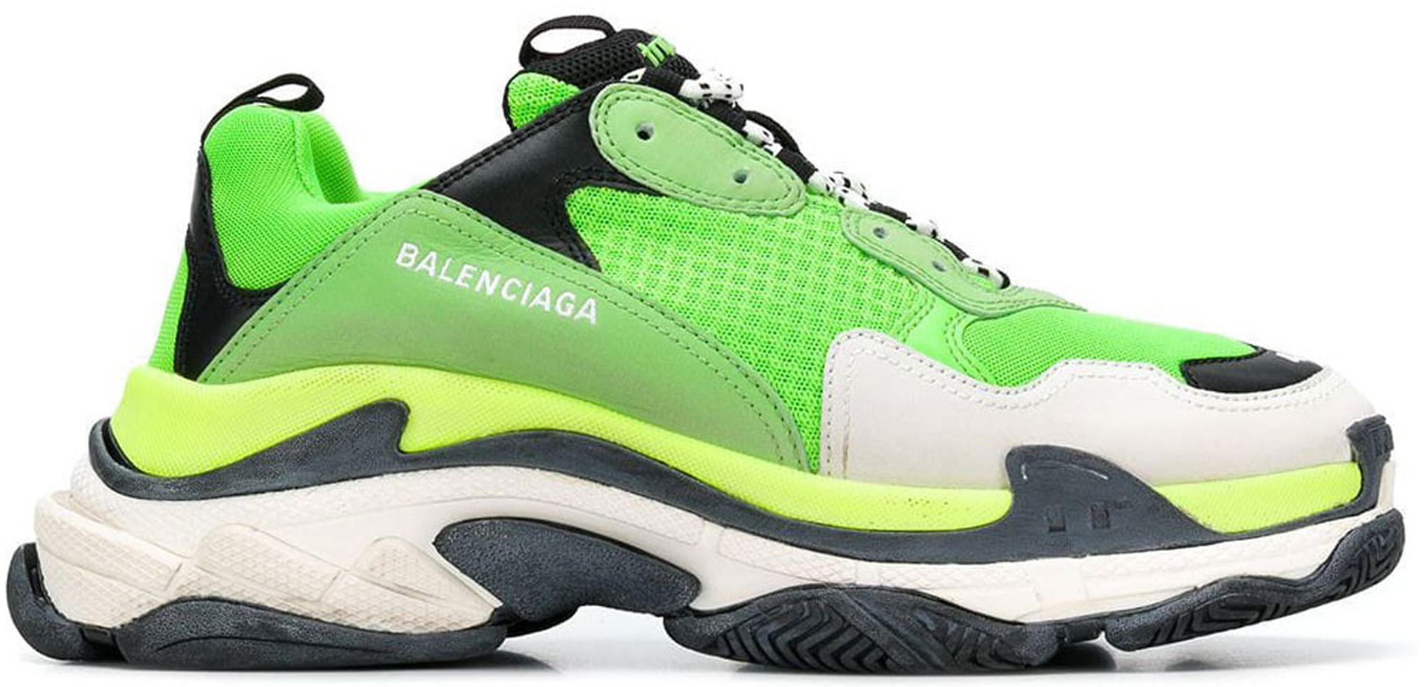 Balenciaga Triple S Lime Green - Sneakers