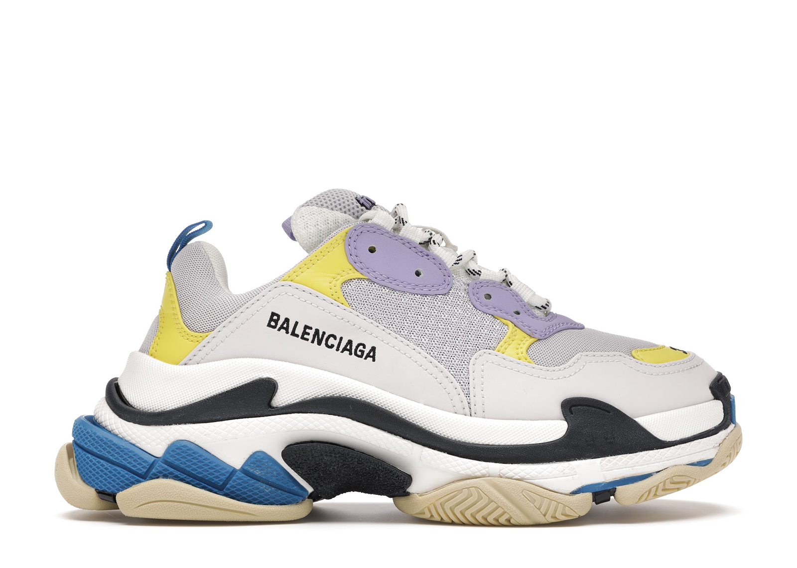 balenciaga purple triple s