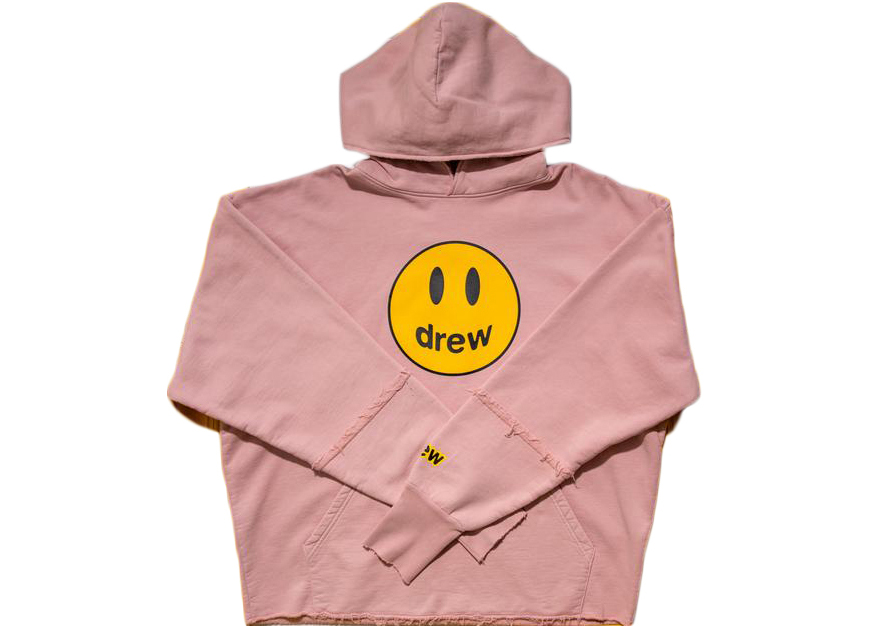 Pre-owned Drew House  Mascot Deconstructed Hoodie Dusty Rose