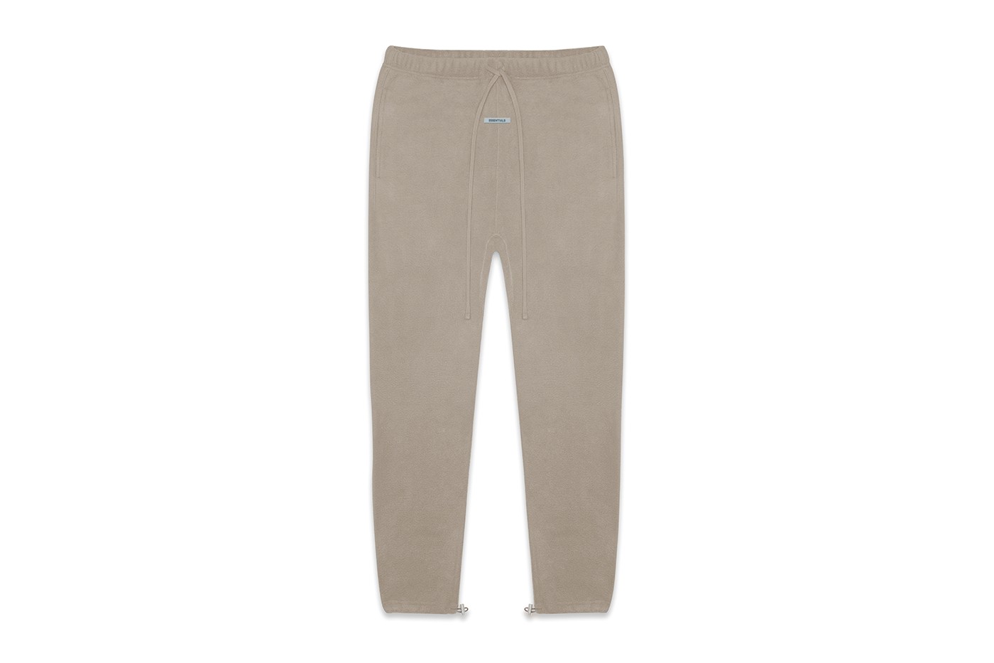 Pre-owned Fear Of God  Essentials Polar Fleece Sweatpants Taupe