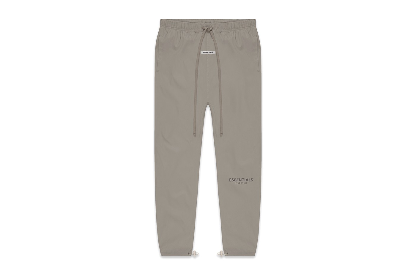 Pre-owned Fear Of God  Essentials Track Pants Cement