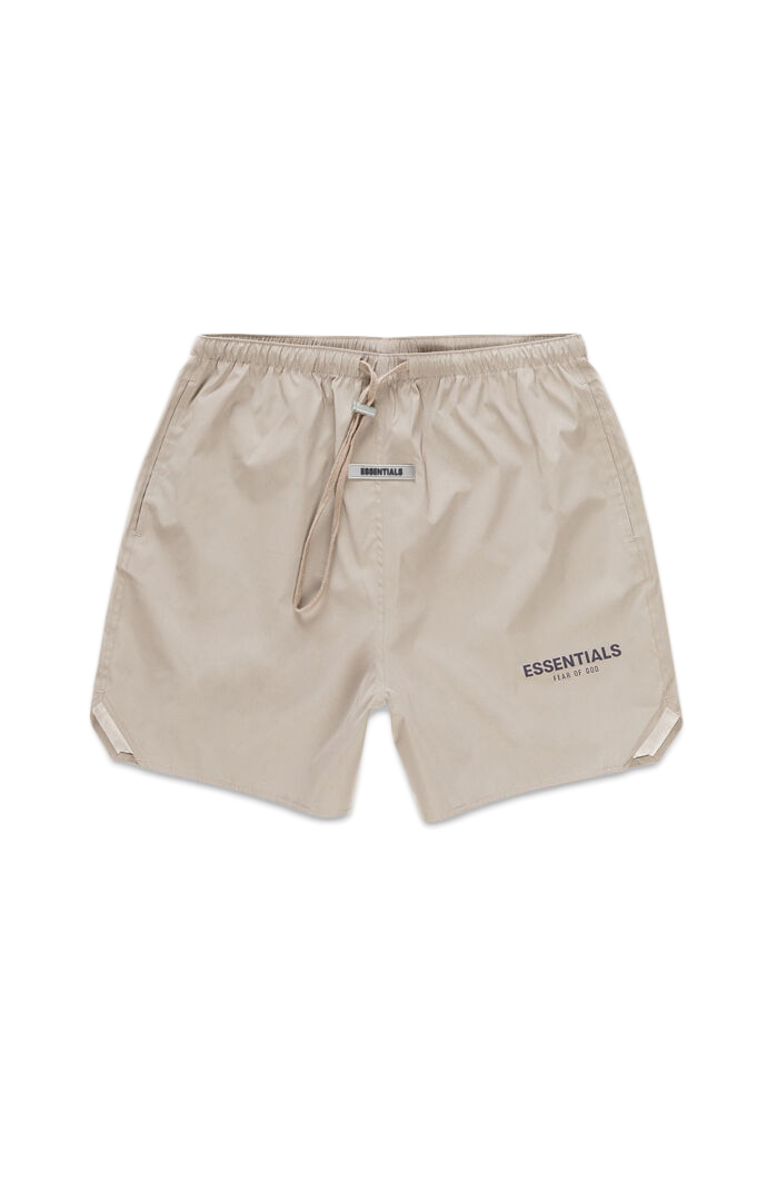 Pre-owned Fear Of God  Essentials Volley Shorts Moss
