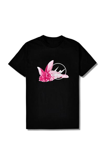 Pre-owned Fragment  Meets Playboy Pink Bunny Tee Black