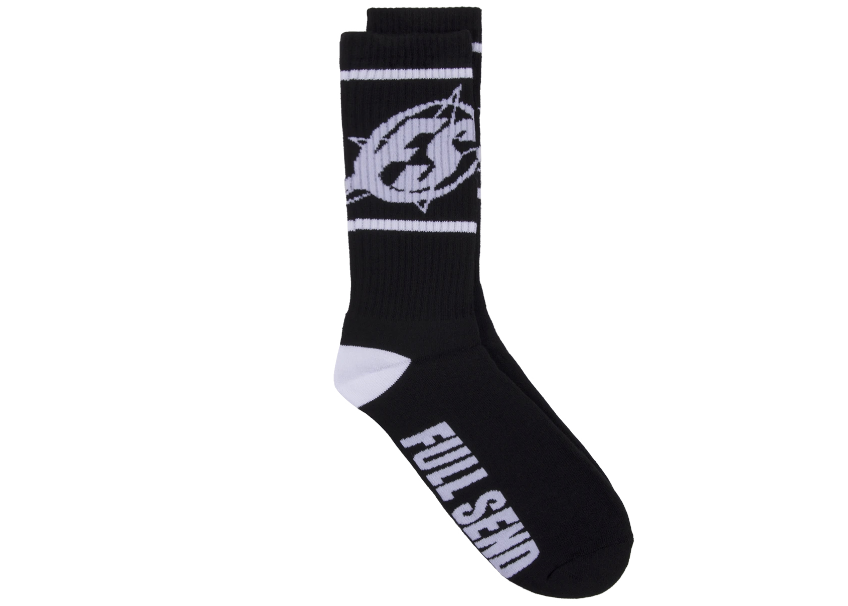 Pre-owned Full Send  Logo Socks Black