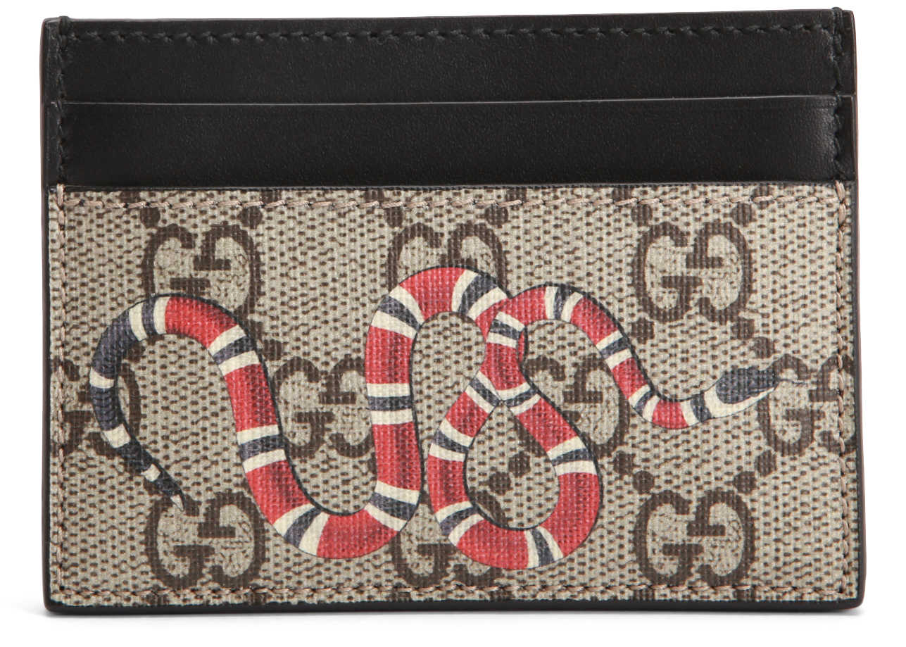 gucci kingsnake cardholder