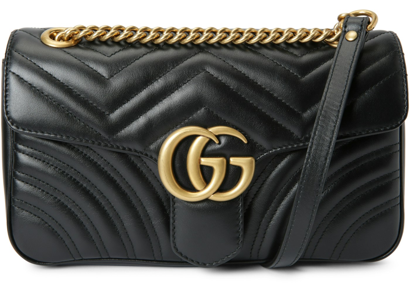 Gucci GG Marmont Shoulder Bag Matelasse Small Black Gucci GG Marmont Shoulder Bag Matelasse Small Black
