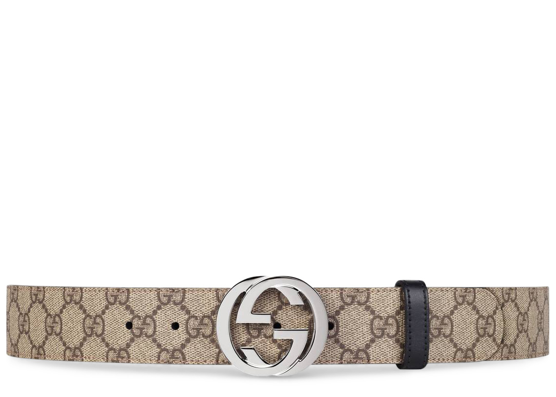 brown and black gucci belt