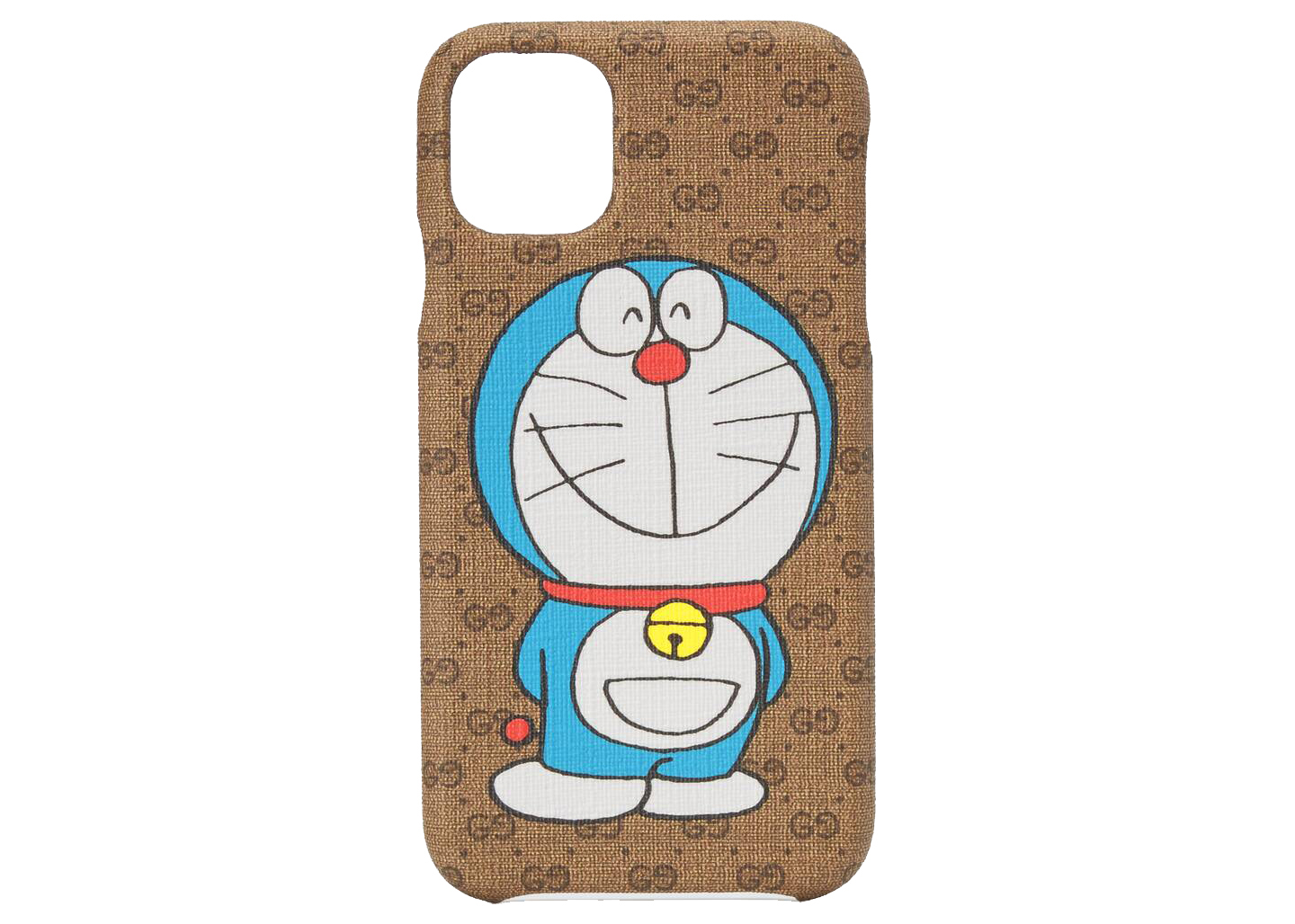 Pre-owned Gucci X Doraemon Iphone 11 Phone Case Ebony/beige