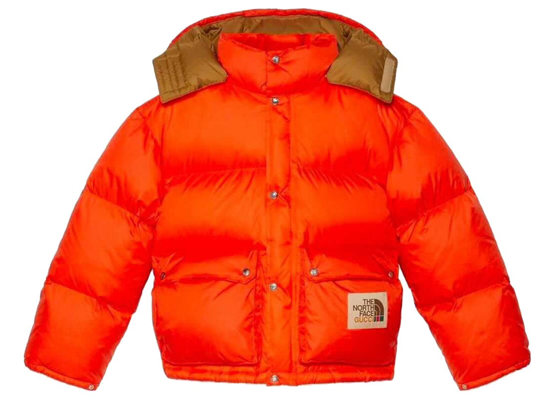Pre-owned Gucci  X The North Face Nylon Jacket Red
