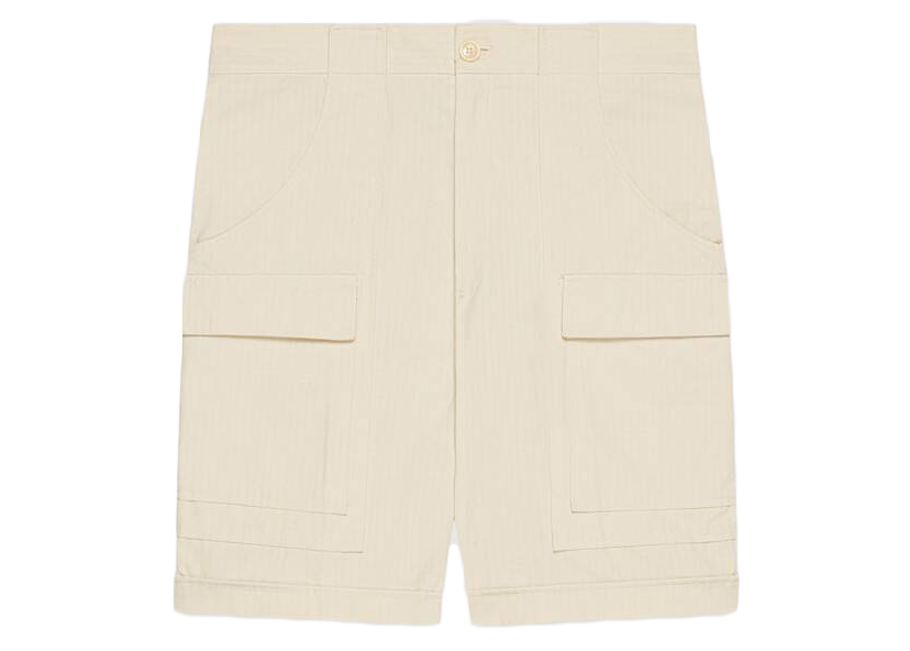 Pre-owned Gucci  X The North Face Nylon Shorts Beige