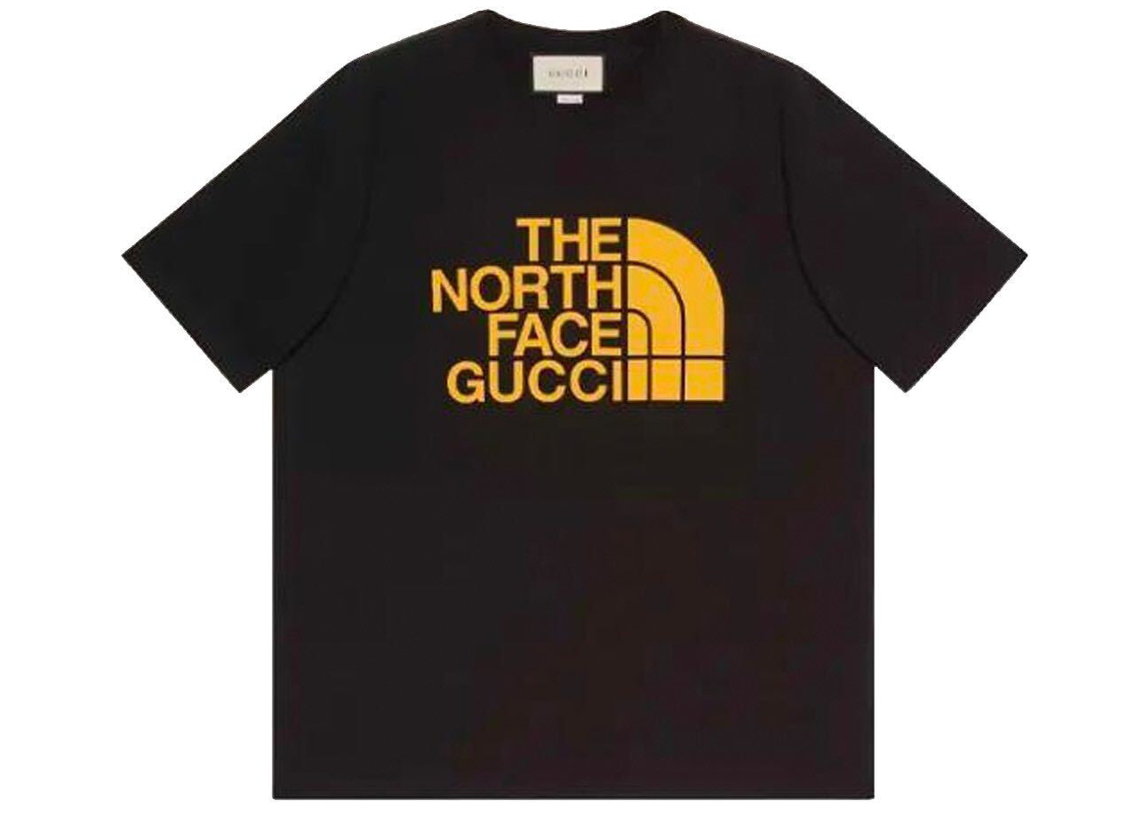 Pre-owned Gucci  X The North Face Oversize T-shirt Black