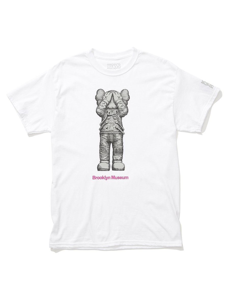 Pre-owned Kaws  Brooklyn Museum Space T-shirt White