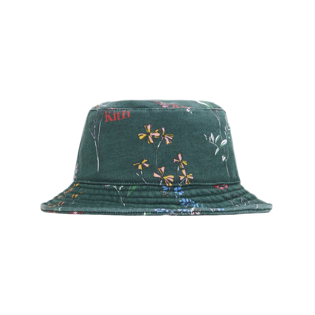 Pre-owned Kith  Botanical Floral Bucket Hat Stadium