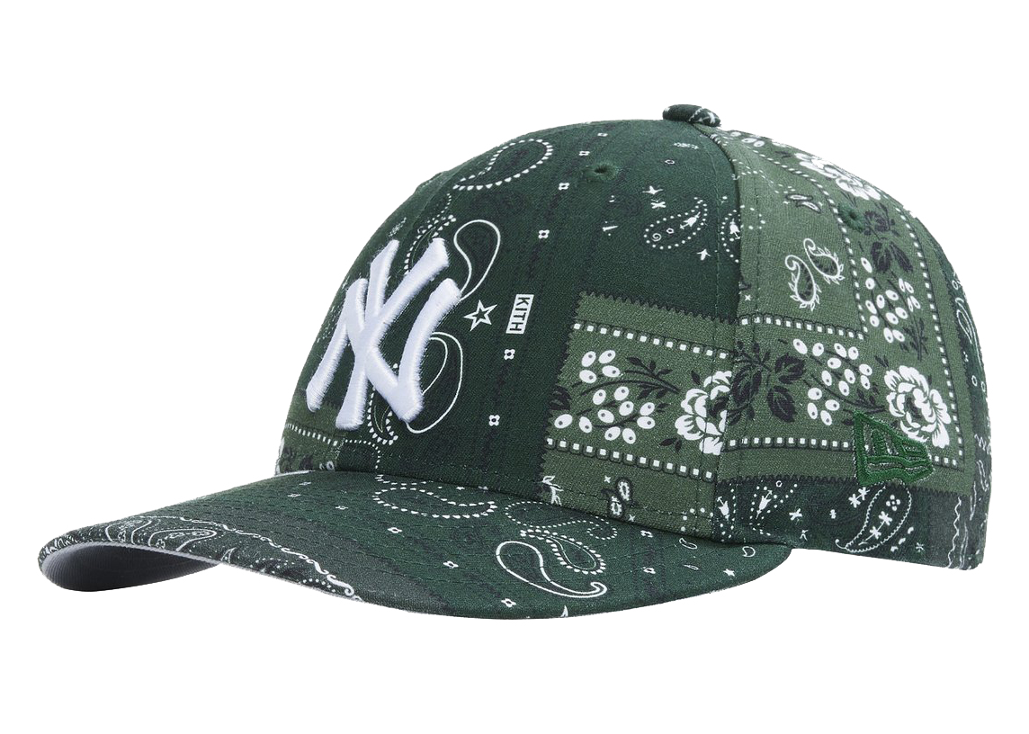 Pre-owned Kith  For New Era Yankees Deconstructed Bandana Low Profile Cap Stadium