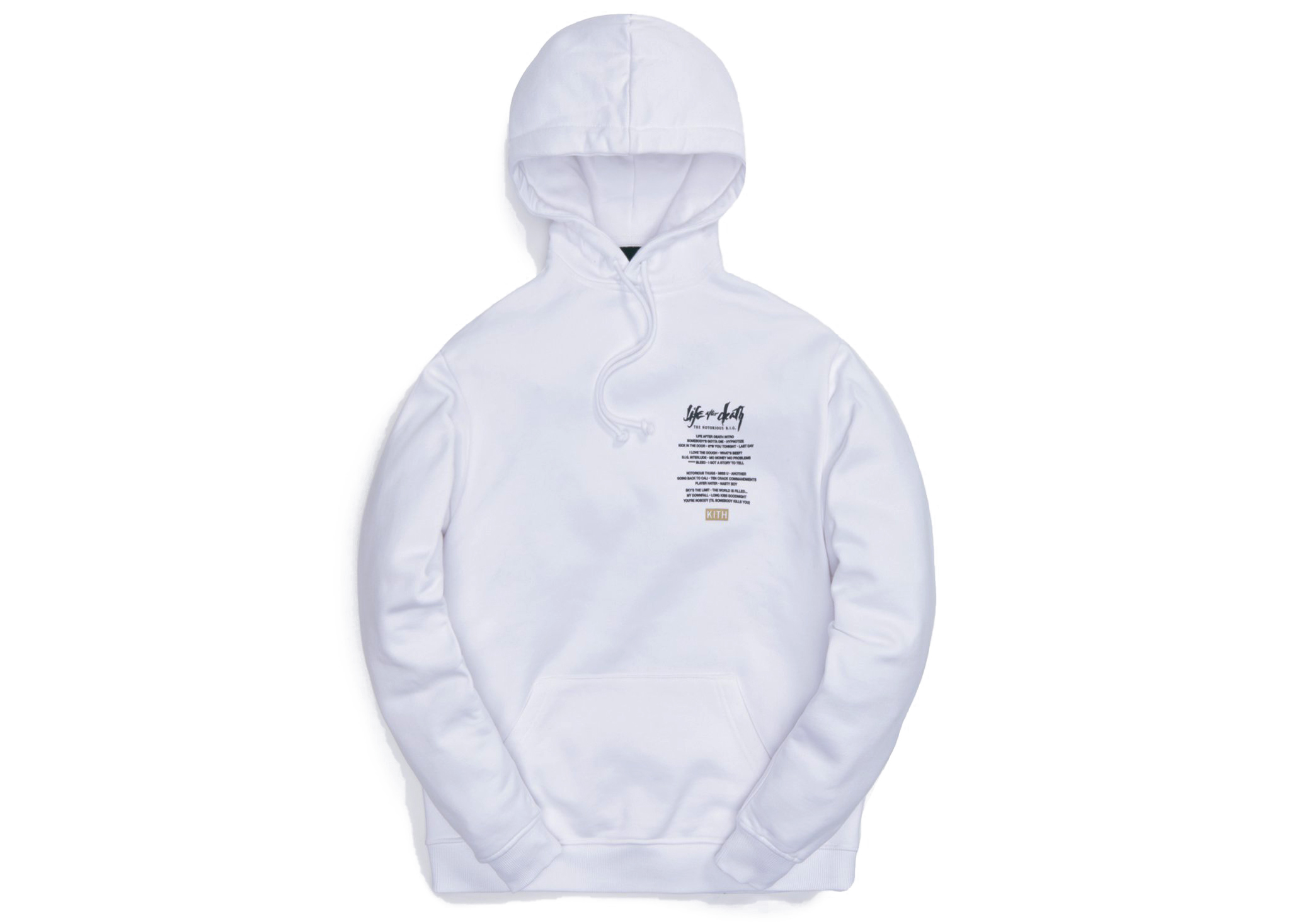 Pre-owned The Notorious B.i.g Life After Death Hoodie White