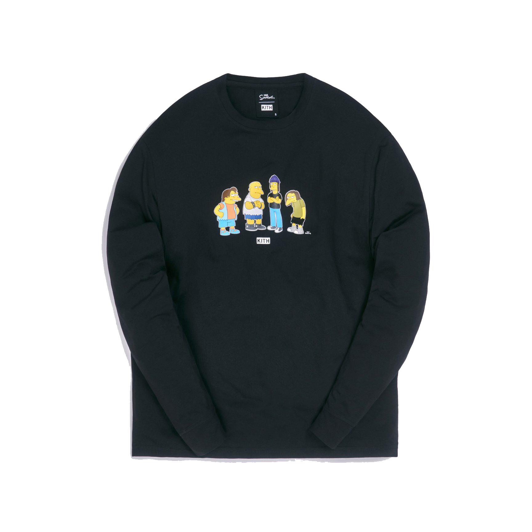 Pre-owned Kith X The Simpsons Bullies L/s Tee Black | ModeSens