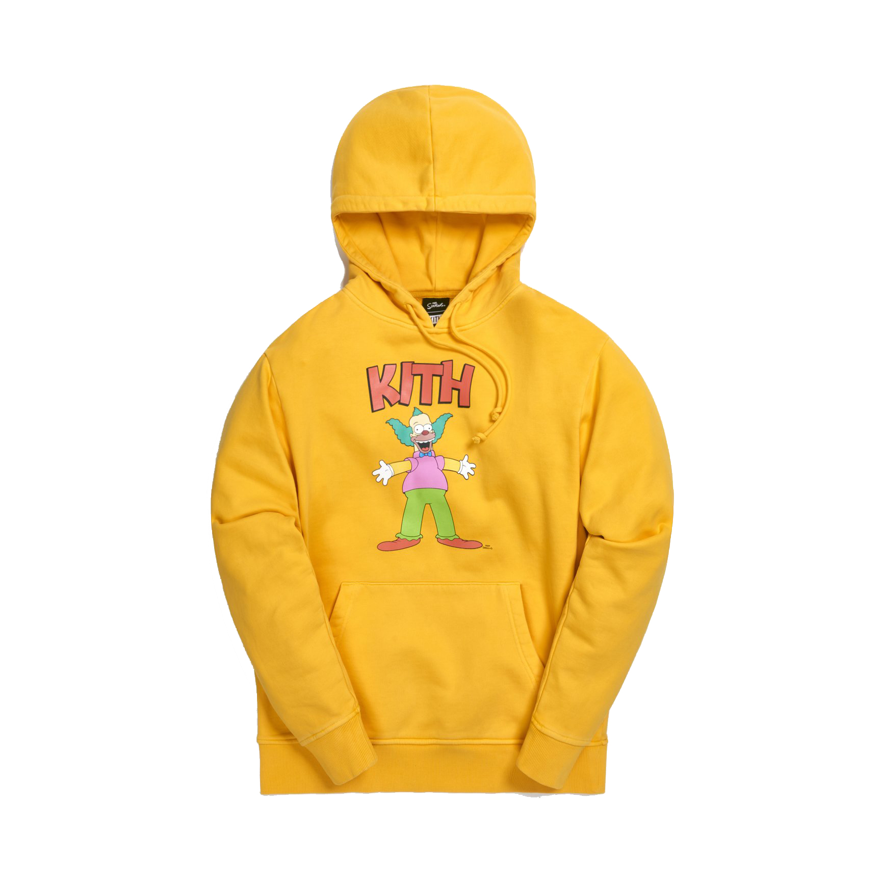 Pre-owned Kith X The Simpsons Krusty Hoodie Yellow | ModeSens