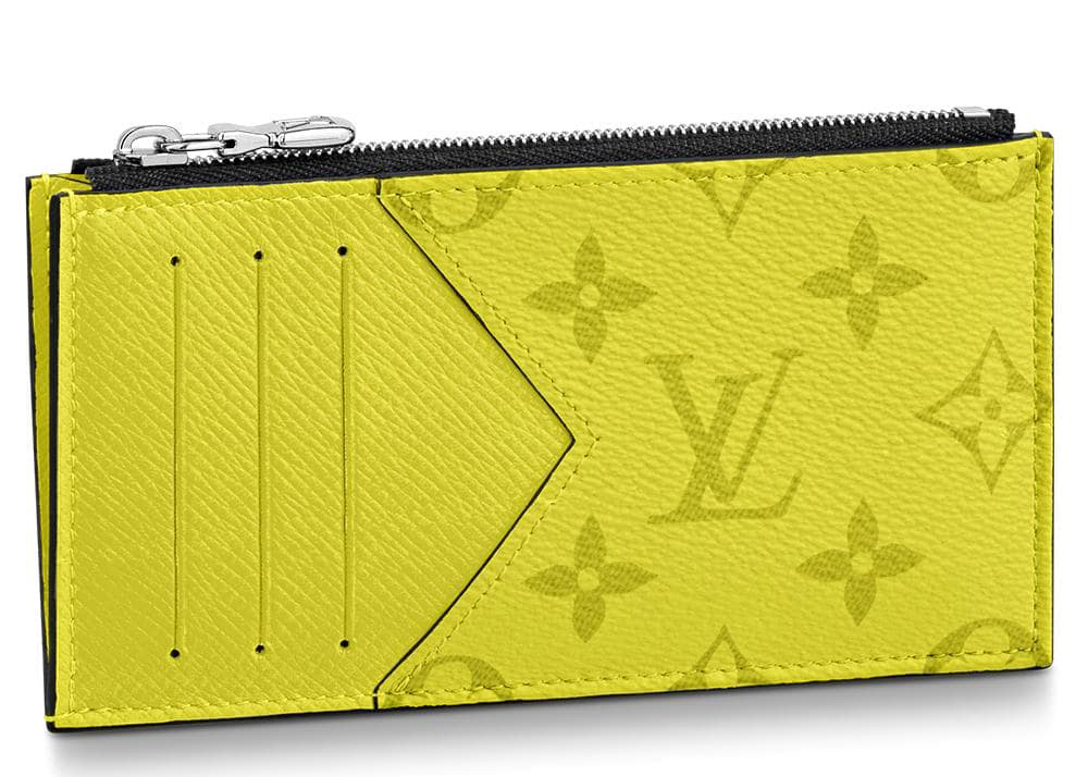 yellow coin purse