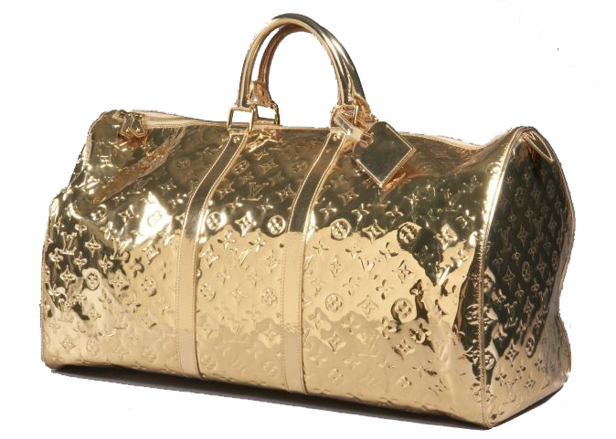 Buy Louis Vuitton Keepall Bag Miroir PVC 55 Silver 1689001