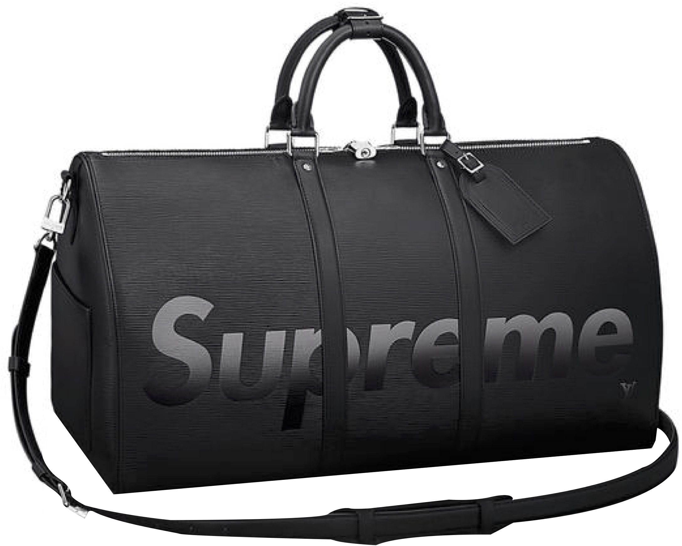 black louis vuitton supreme bag