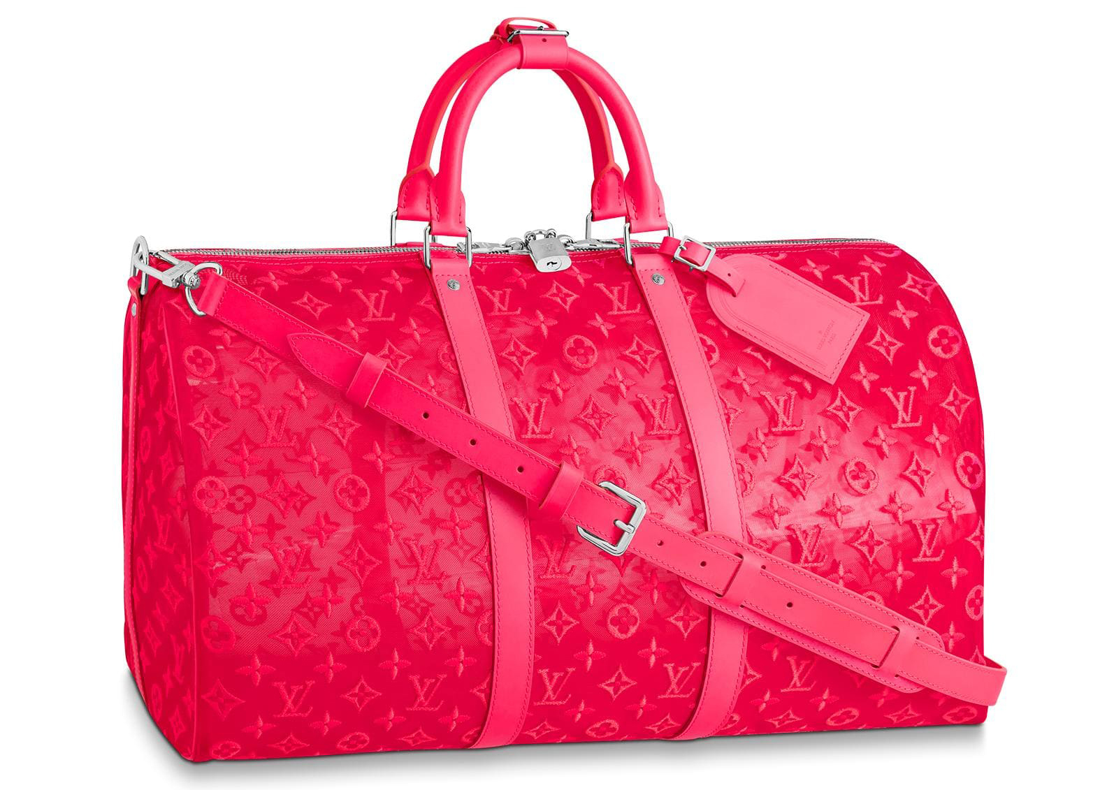 louis vuitton keepall red