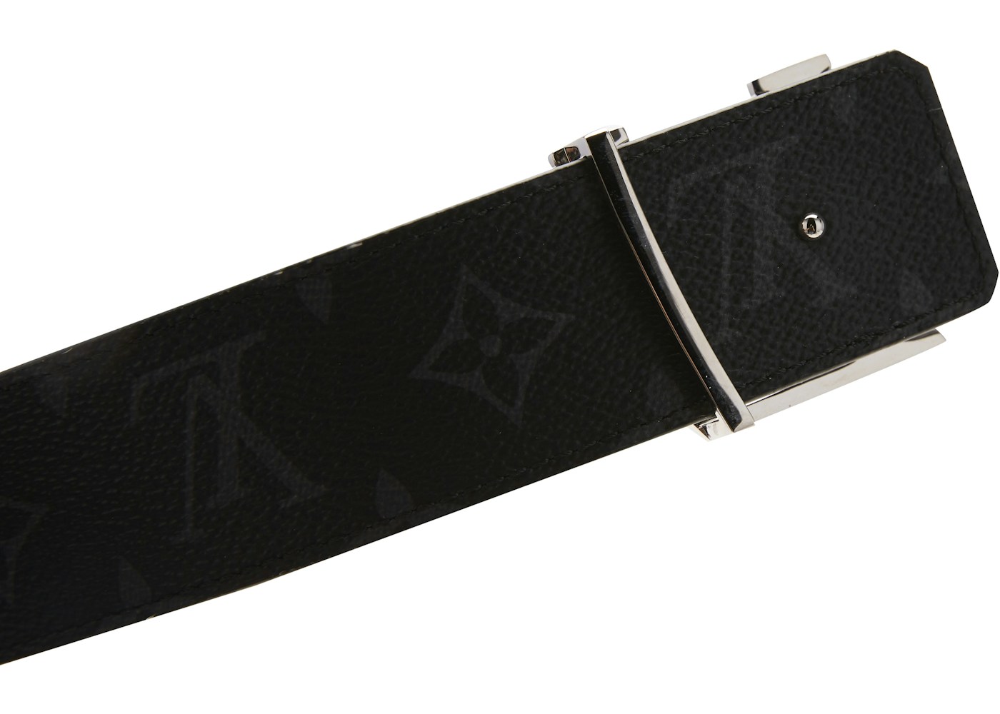 Louis Vuitton - LV Initiales 40mm Reversible Belt - Damier Canvas - Graphite - Size: 85 cm - Luxury