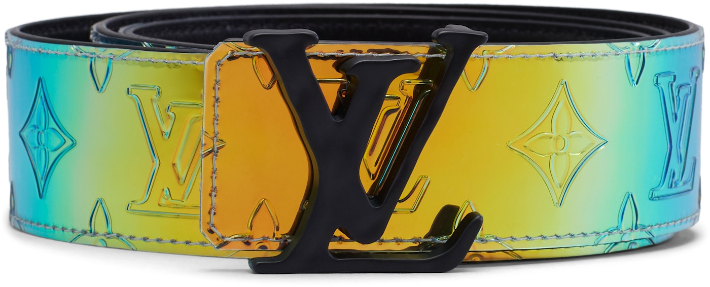 Louis Vuitton Damier Cobalt Race 40 MM Reversible Belt M0156S