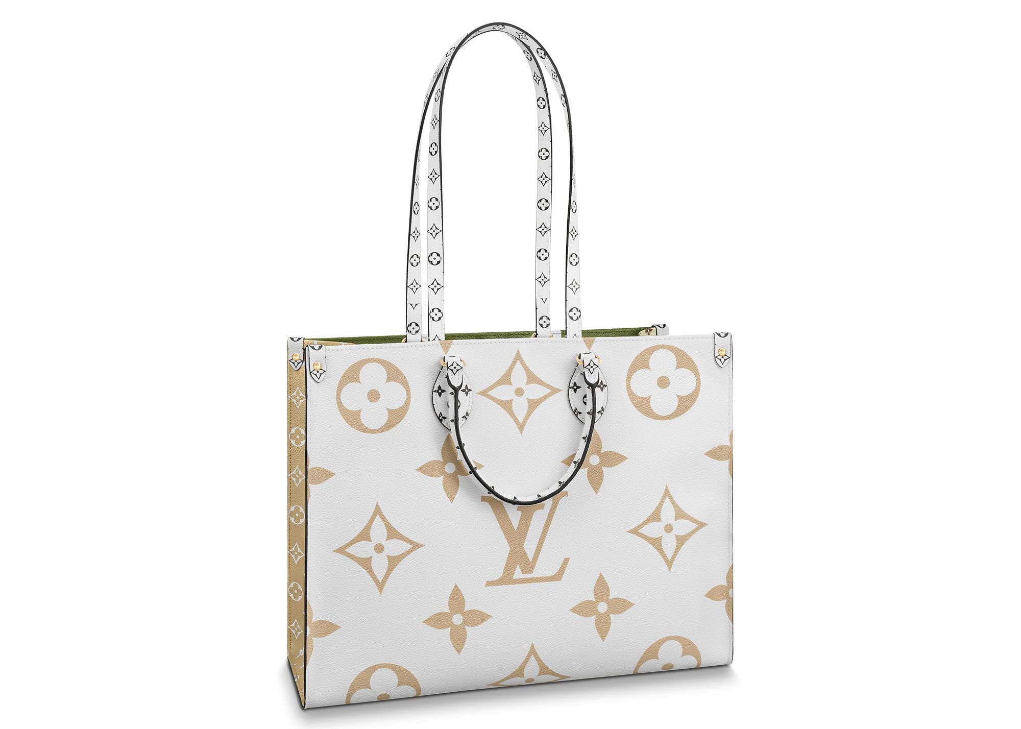 louis vuitton white tote bag