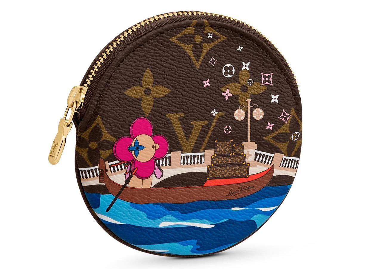 louis vuitton round coin purse